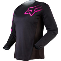Джерси Кроссовая женская Fox Blackout Womens Jersey (XL, черный (12337-285-XL))